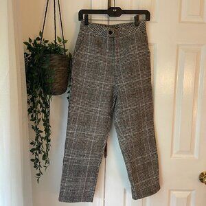 COMMENSE NWT PLAID PANTS / TROUSERS size S/M